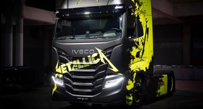 Zdjęcie: ciężarówka Metalliki/Iveco