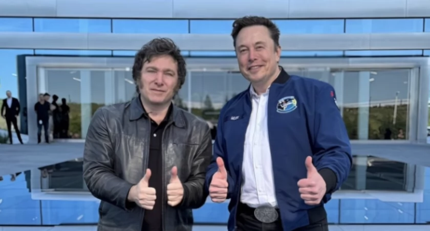 Zdjęcie: Elon Musk i Prezydent Argentyny/X Elona Muska