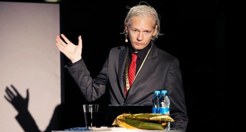 Zdjęcie: Julian Assange w Kopenhadze/Wikipedia