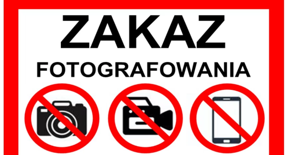 Antyinspiracje, Zakaz fotografowania przepisy Zatrzymanie obywatelskie - zdjęcie, fotografia